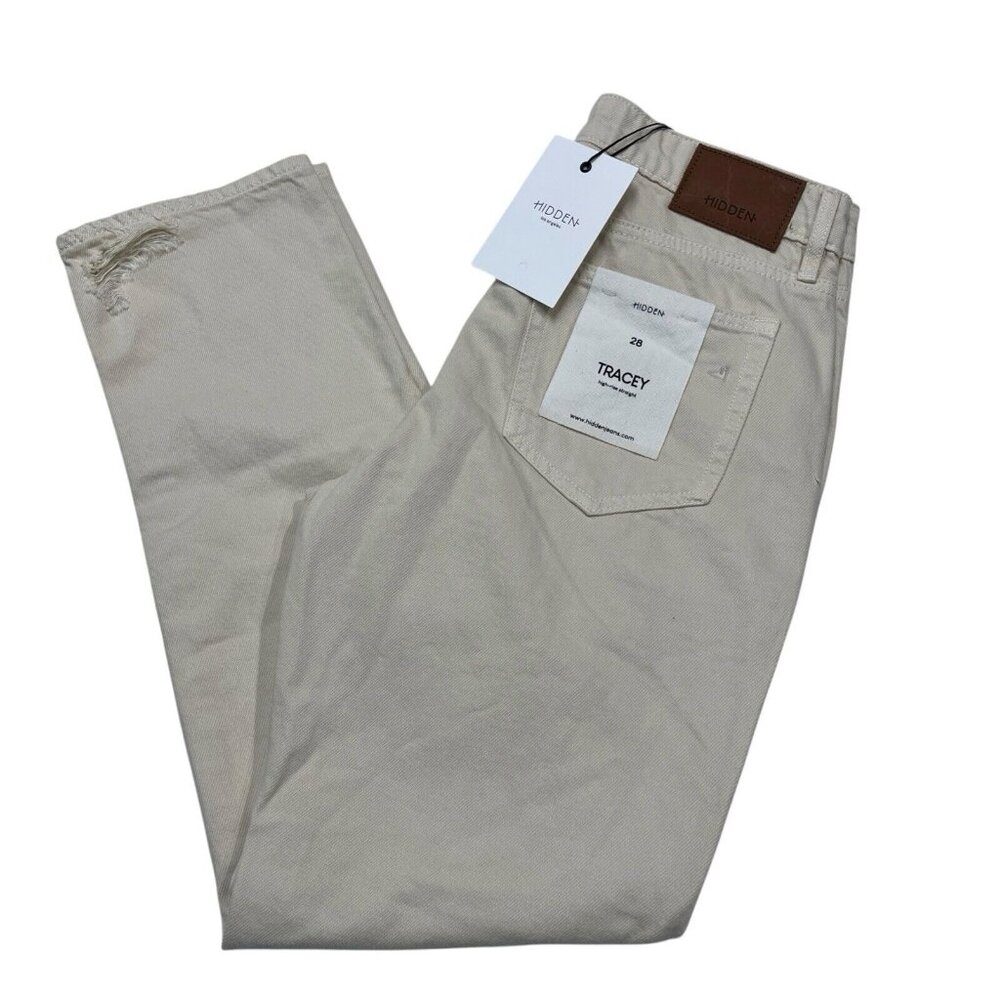 Modern cream Straight Leg Jeans